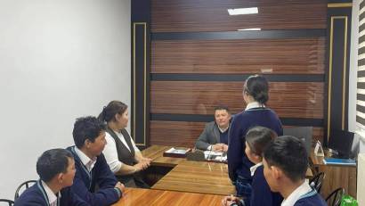  «БОЛАШАҚ МЕМЛЕКЕТТІК ҚЫЗМЕТШІ» жобасы аясында «Үздік мемлекеттік қызметші» тақырыбында ашық есік күні өткізілді